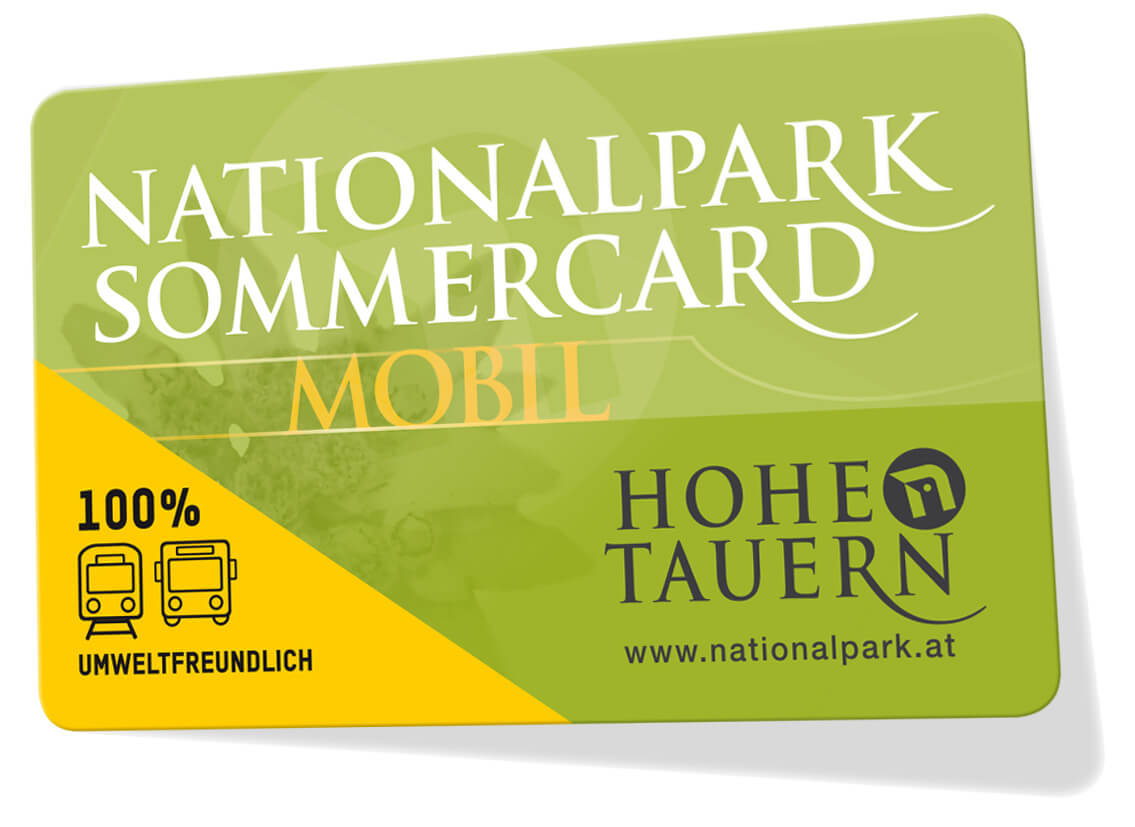 Nationalpark Sommercard Partner - Appart-Pension Schnöll Nationalpark Sommercard Mittersill